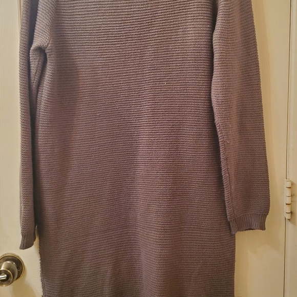 Cable Knit Sweater Dress Olive green XL - Picture 10 of 13